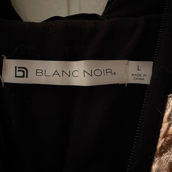 Blanc Noir Shimmering Gold Vest - Picture 2 of 6